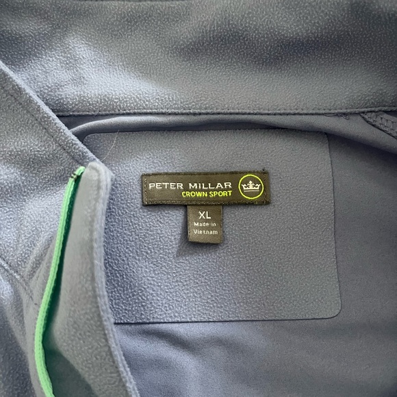Peter Millar 1/4 zip fleece- Shinnacock logo (XL) - Picture 2 of 3